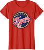 Camiseta de Manga Corta con Cuello Redondo para Mujer Happy Eastrawr T Rex Dinosaurio Conejito de Pascua Huevo
