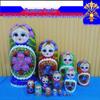 Odorless Linden Wood Matryoshka: 5, 7, 10, 15-Layer Toy - Russian Style, Free Shipping