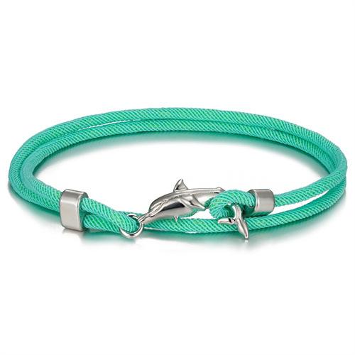 Milan Rope Colorful Multi-Circle Adjustable Boys And Girls Bracelet Small Fresh Dolphin Hand Rope