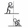 Iron Bookend with Figure Design Lightweight Silhouette Stable Metal Bookends for