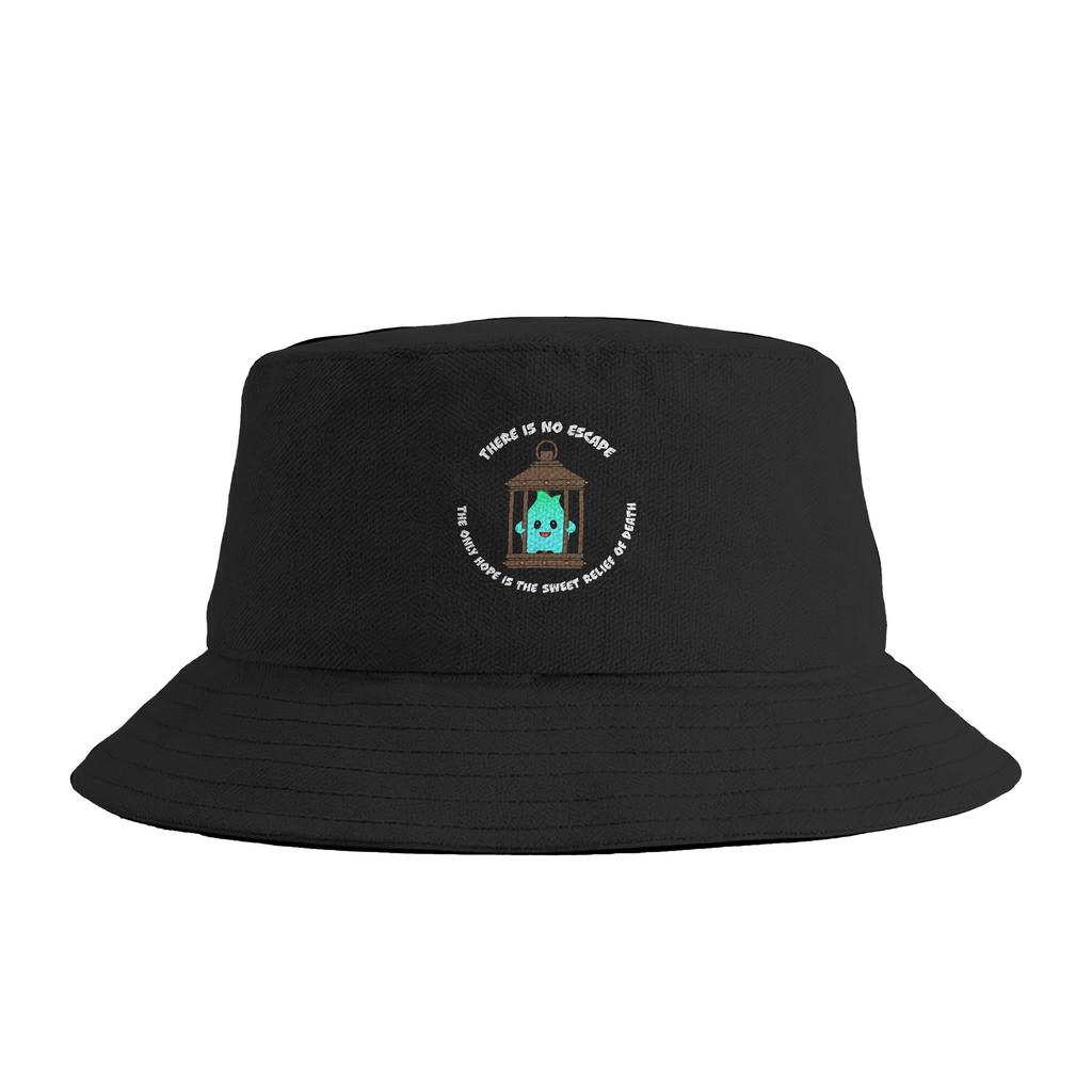 The sweet relief of death LuUnisexe Bucket Hat  Hip Hop FisherUnisex Caps Foldable Vacation Sun Hats For Unisex Retro Custom DIY Cap