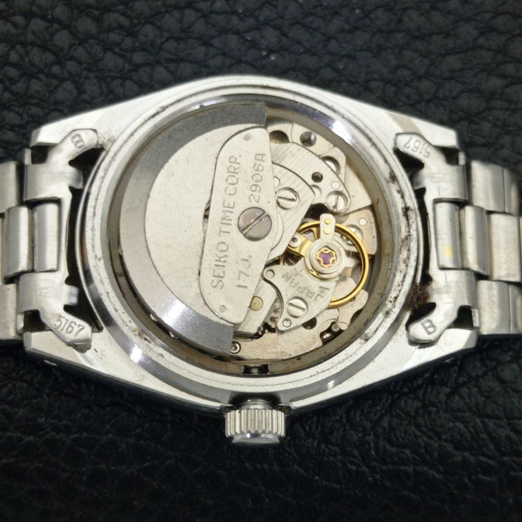 AUTOMATIC VINTAGE SEIKO 5 JAPAN 2906A WOMENS ORIGINAL DIAL WATCH A704250-1