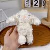 Christmas Bunny Plush Toy Keychain Cartoon Rabbit Soft Stuffed Doll Pendant Car Key Ring Backpack Bag Decor Kid Gift