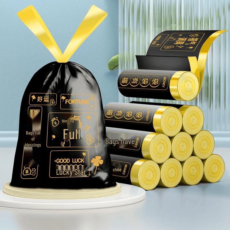 Extra silné velké pytle na odpadky se stahovací šňůrkou odpuzující komáry pro použití na kolejích a v domácnosti