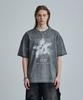 Maison Mined Falling Star Washing Half T Charcoal