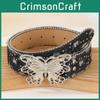 Womens Summer Canvas Belt With Alloy Butterfly Clasp For Stylish Jeans Wear