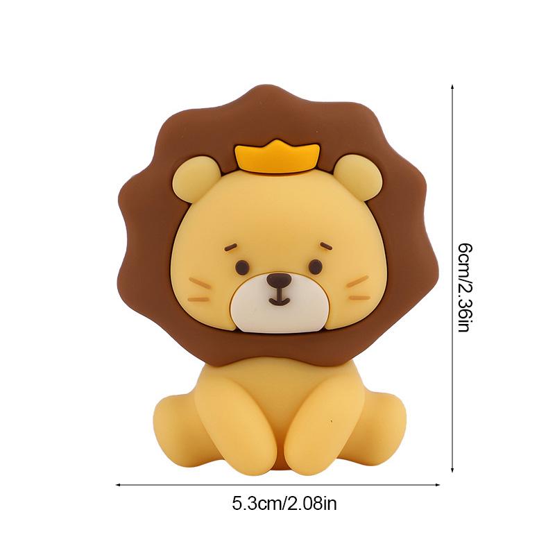 Jungle Zvíře Narozeninový Dort Topper Lesní Zvířata Lev Žirafa Děti Divoký Narozeninová Oslava Dort Dekorace Potřeby Baby Shower