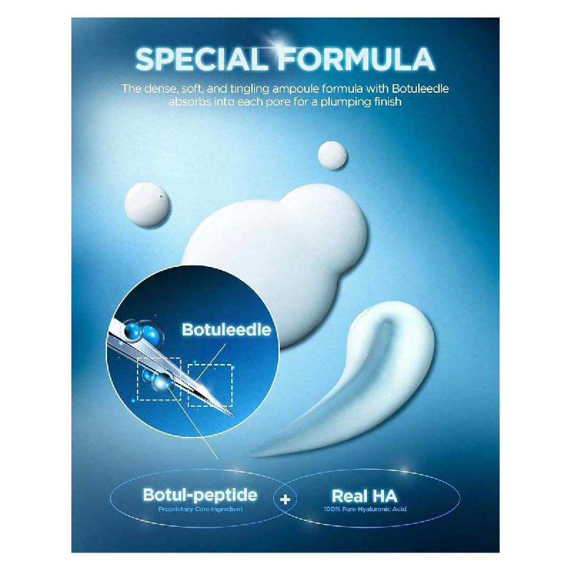 WELLAGE Hiper Peptydowa Ampułka Botuleedle 50ml, Koreańskie Serum Przeciwstarzeniowe z Infuzowanym Peptydem, Wysoka Czystość Kwasu Hialuronowego, PDRN, Pantenol,