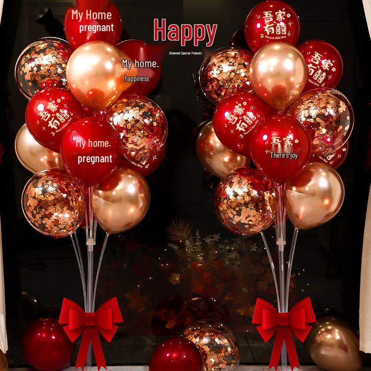 Wedding Balloon Pillar and Aisle Décor Set for Engagements and New Home Celebrations.