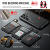 MAGKING K3 Series For Samsung Galaxy S25 Ultra Magnetic Case Wallet PC + TPU + PU Phone Cover