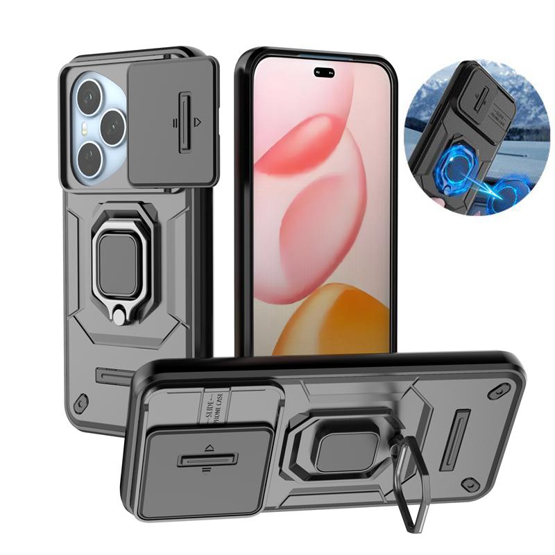 Armor Funda For Honor 400 Lite Honor400 Pro 5G Case Slide Camera Protect Ring Holder Cover For Honor 400 Pro Shockproof Coque