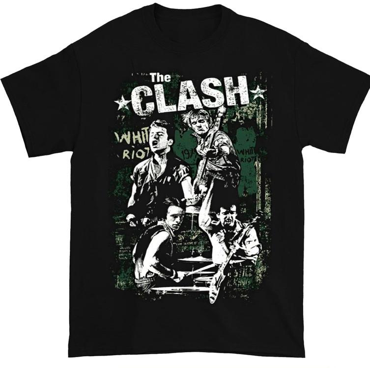 The Clash band T-shirt Black Unisex Tee All Sizes Unisex T-Shirt XXXXL
