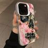 Luxury Skull Floral Cartoon Phone Case For iPhone 16 15 14 13 PRO MAX 11 12 13 PRO X XS XR 7 8 Plus Protective Shell Y2k Cover