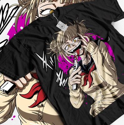 Himiko Toga T-Shirt My Hero Academia Izuku Midoriya Girl Kawaii Shirt All Size