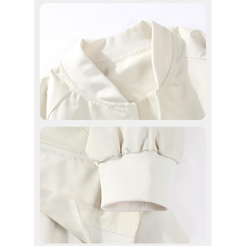 Maoren Men's Casual Loose Fit Baseball Collar Jacket