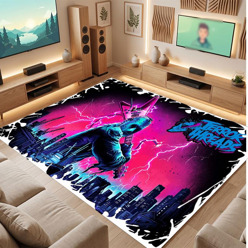 Friday the 13th Jason Voorhees Rug Soft Thick Non Slip Floor Carpet for Bedroom Living Room Home Decor