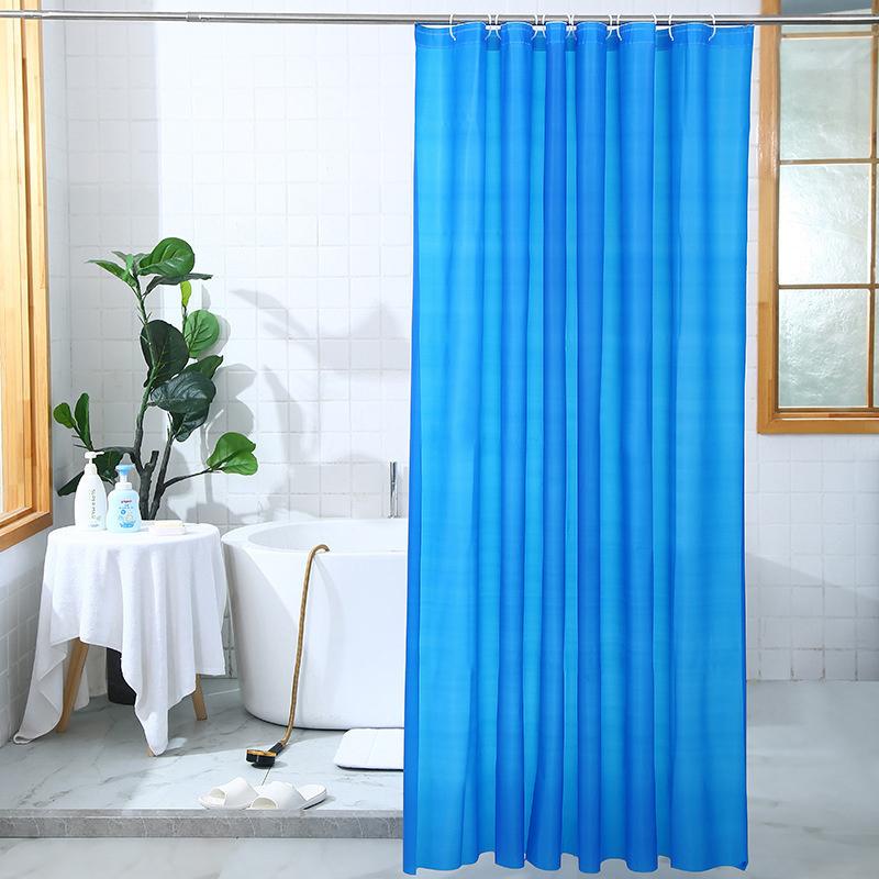 Peva Bathroom Shower Curtain With Hooks 180X180Cm Waterproof Thickening Bath Curtain Home Shower Accessories