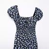 Women's Floral Print Street Fashion Dress - Summer Collection