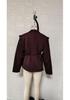 2025 Autumn/Winter European and American Women's Waist-Cinching Lace-Up Loose V-Neck Jacket