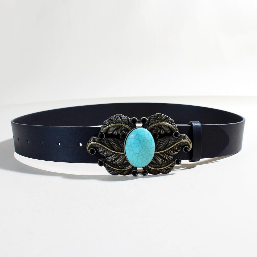 Bohemian Belt Ladies Vintage Pine Bead Personality Court Style Belt Belt