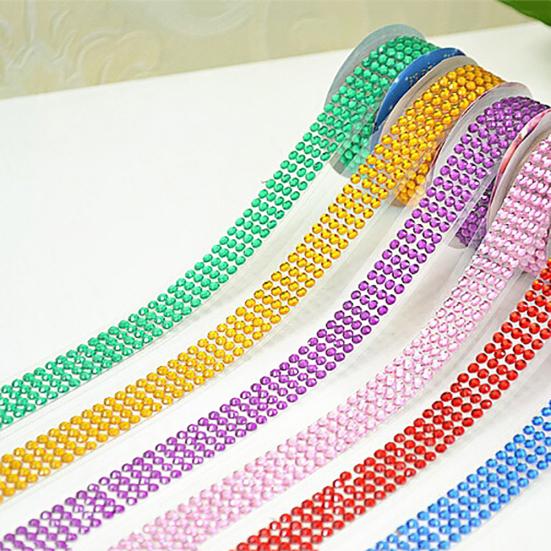 Self-Adhesive Acrylic Rhinestones Stick On Scrapbooking Craft Sticker Tape