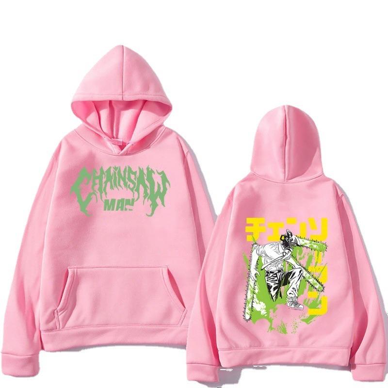 Chainsaw Man Denji Plus Velvet Hoodie - Autumn/Winter Anime Sweatshirt