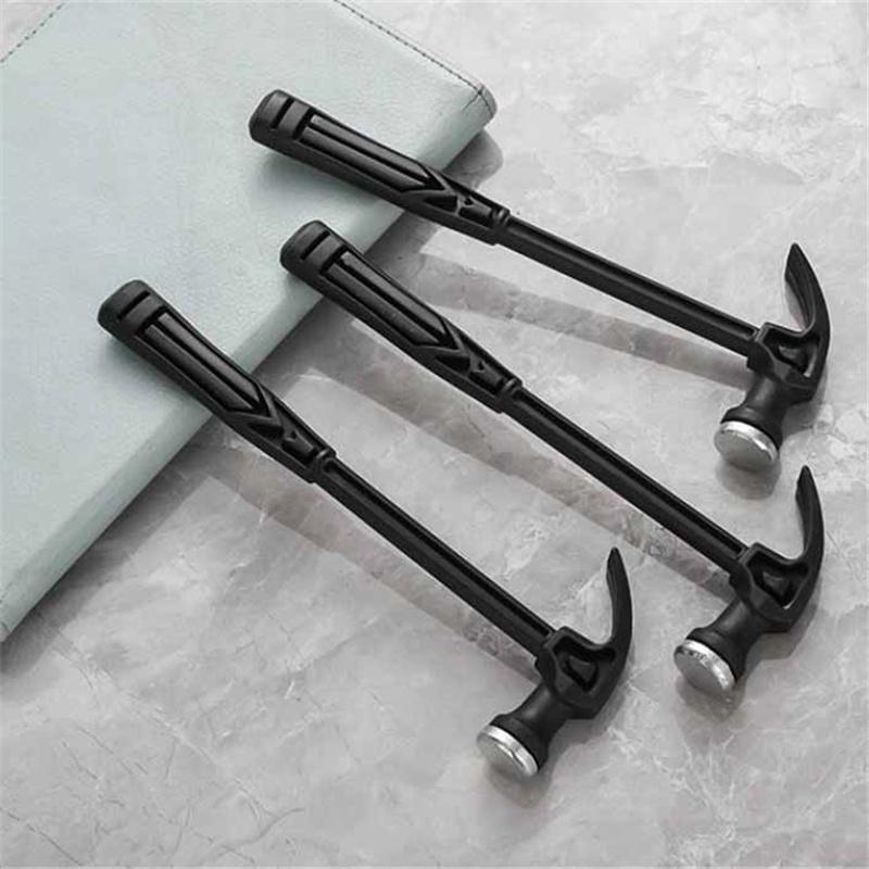 Home Mini Black Hammer Multi-functional Claw Hammer Hardware Gadget Repair Hand Tool Emergency Safety Escape