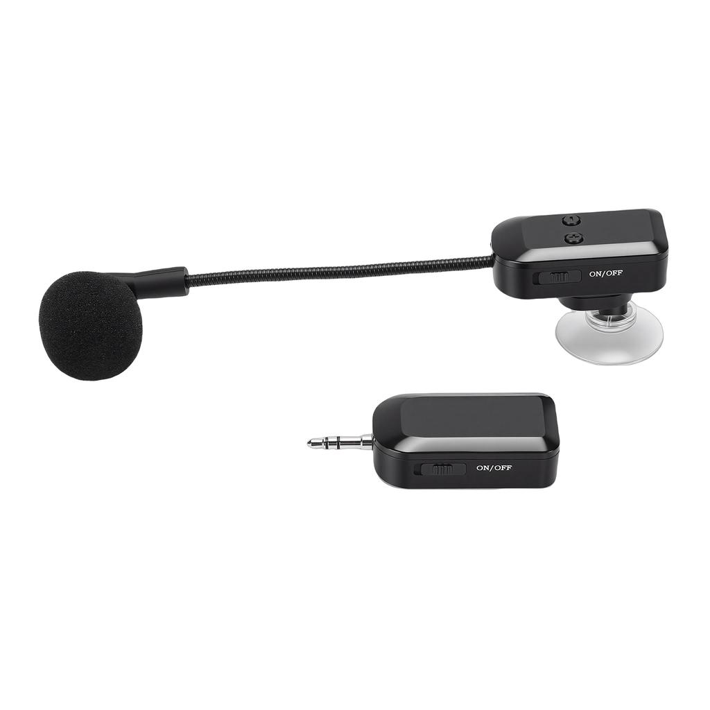 Instrumentenmikrofon mit Saugnapf 360 Grad Aufnahme 2,4G Instrumentenmikrofon Empfängersystem für Gitarre Violine