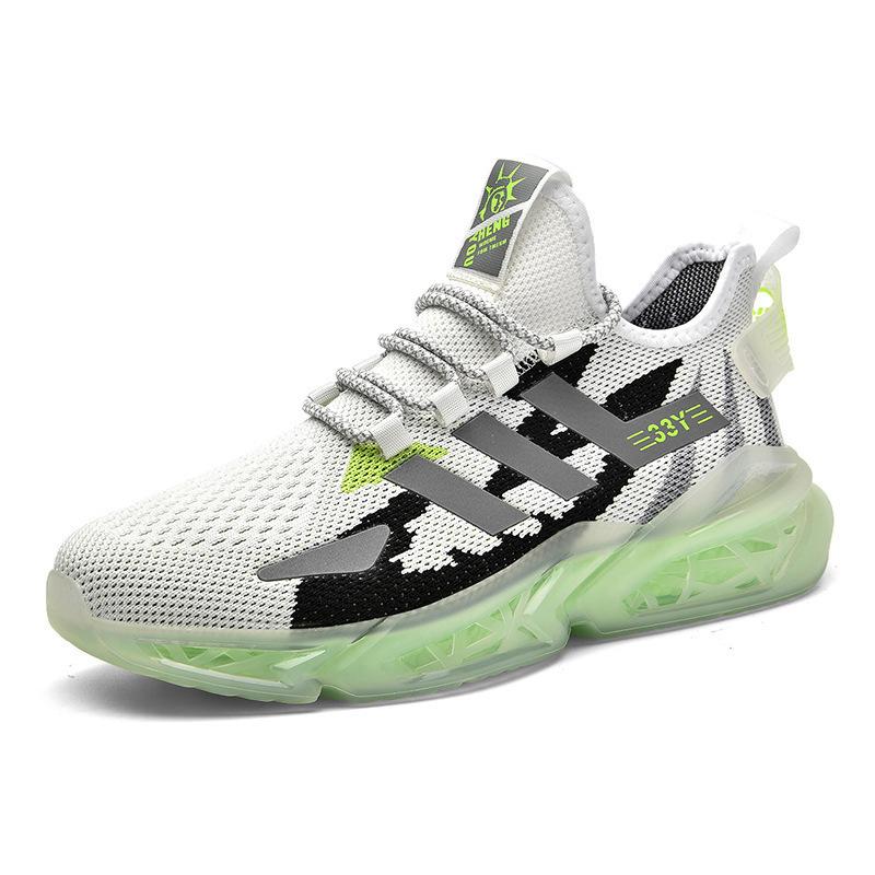 

2024 men s casual shoes summer new shoes boys breathable men s sports shoes men s trendy shoes 40 белый