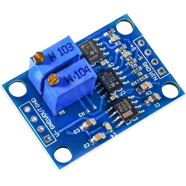 2pcs Voltage Amplifier Module AD620 Instrumentation Amplifier Module Signal Amplifier Module DC 3-12V High Precision
