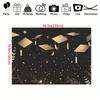 1pc graduation cap background banner suitable for graduation party decoration wall decoration garden decoration
