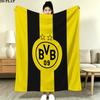 BVB 09 Flanelldecke, Hohe Qualität, Bequem für alle Jahreszeiten, Heimdekoration, Wärme und Komfort
