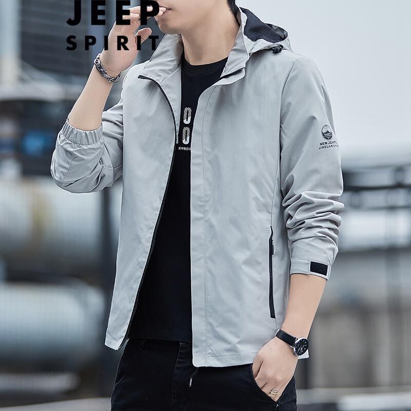 JEEP SPIRIT Men's Windproof Outdoor Jacket