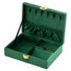 New High Quality Velvet Jewelry Storage Box Custom Logo Jewelry Storage for Earrings Necklace Ring Gift Packaging Case