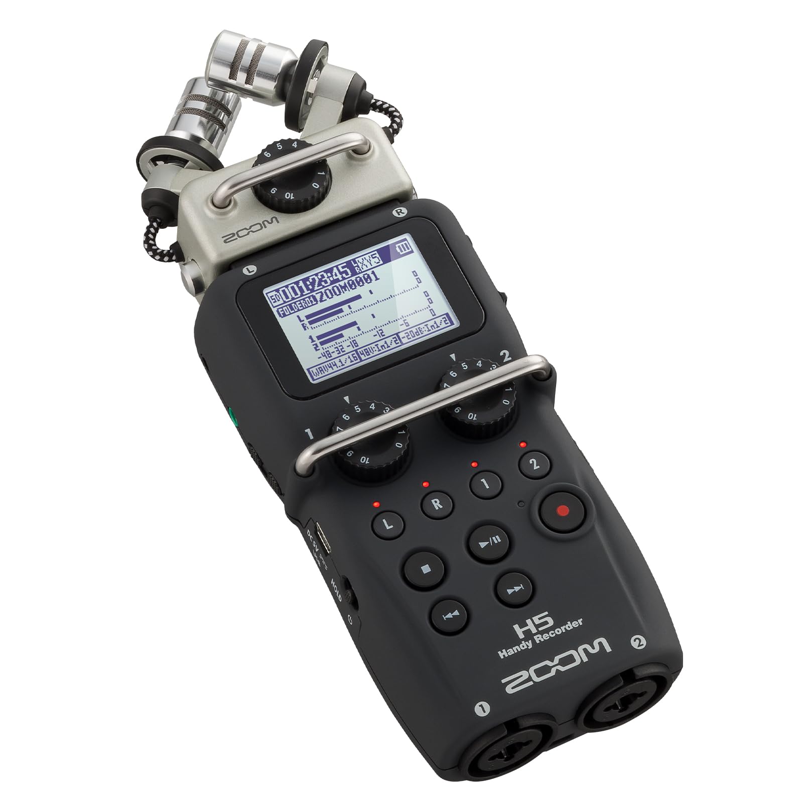 

ZOOM H5 Handy Interchangeable Audio Interface for Recorder, Microphone, 4-Track Recording, Function, Music/Streaming/Recording [ ]