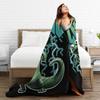 Hoppers Tom Lizard Cartoni Animati Retro Coperte in Flanella Moda Coperte Plaid per Letto Divano Divano 200x150cm Copriletto ,