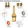 Tap Valve Cartridge Quarter Insert Connector Shower Bath