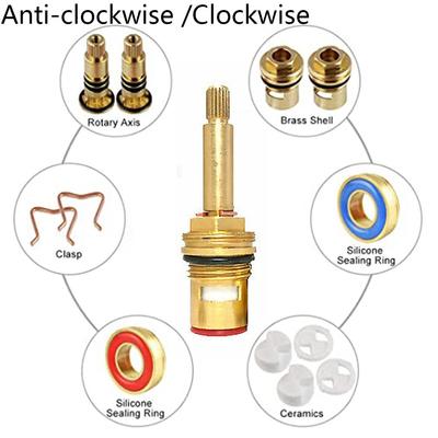 Tap Valve Cartridge Quarter Insert Connector Shower Bath