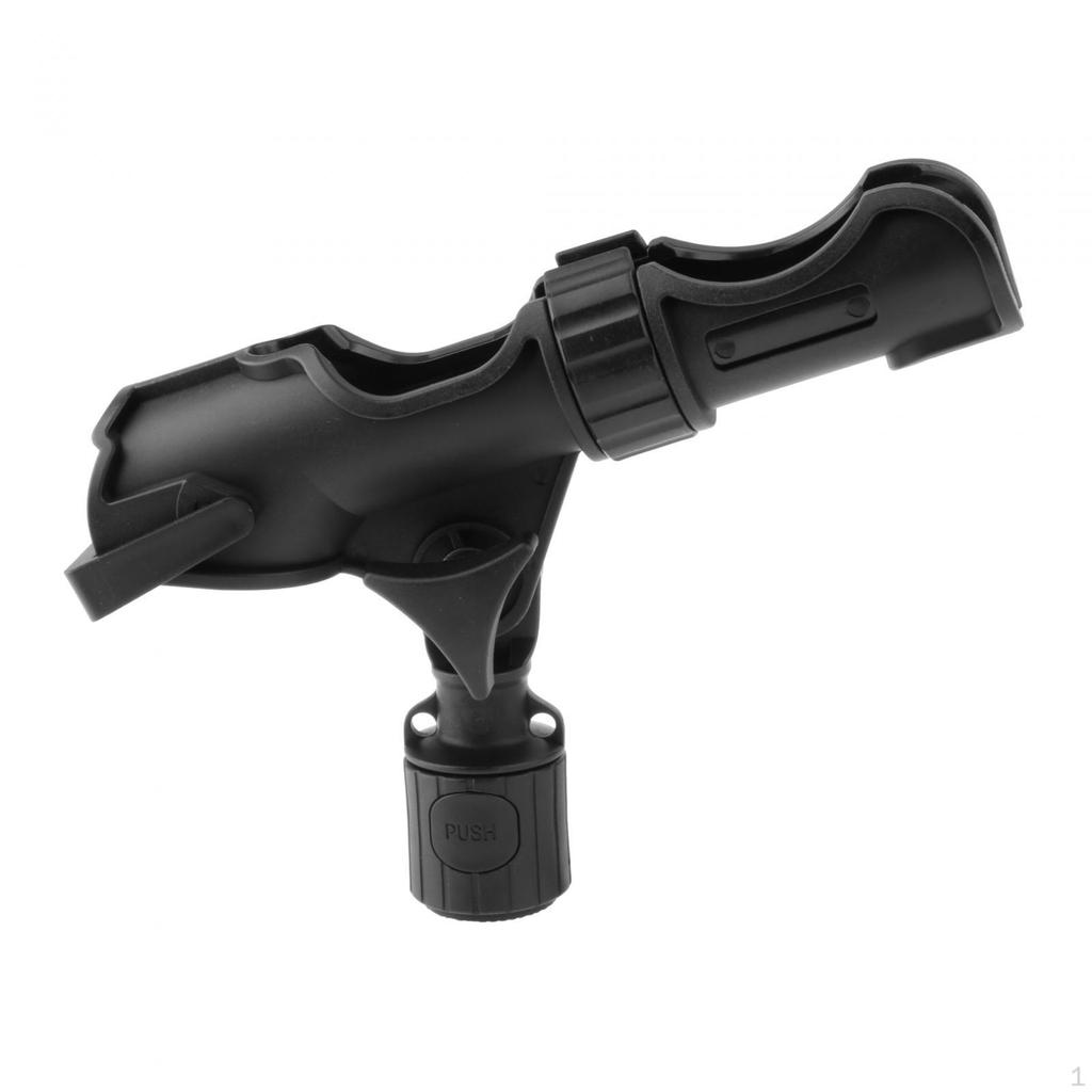 Fishing Rod Holder Tackle Adjustable Boat Yacht Ground Insert Nylon Clamp