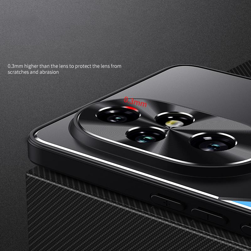 Etui na Honor 200 5G Stop Aluminium+TPU Wstrząsoodporne Ochronne Etui na Telefon