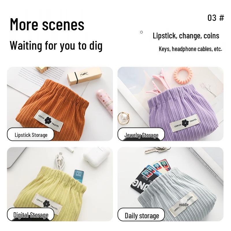 Mini Shrapnel Storage Bag: Coin, Key & Makeup Organizer