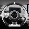 Wildleder Lenkradabdeckung für BYD Dolphin Mini 2024 2025 2026 Auto-Styling Autozubehör