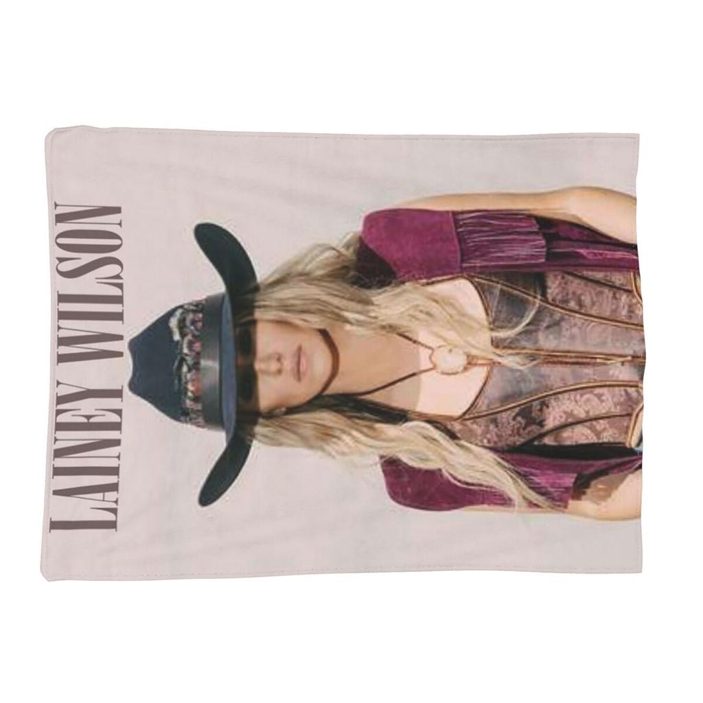 Lainey Wilson - Country's Cool Again Portrait Blankets Soft Warm Flannel Throw Blanket Bedding for Bed Room Picnic Travel Couch