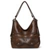 Women's PU Shoulder Bag Middle-aged Mother Bag Crossbody Bag Multifunctional Backpack