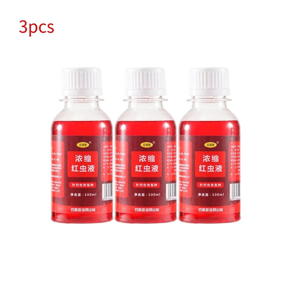 Liquid Fish Bait Concentrated Fish Bait Additive Red Worm Liquid Blood Worm Scent Fish Attractant Liquid Fish Bait Additive