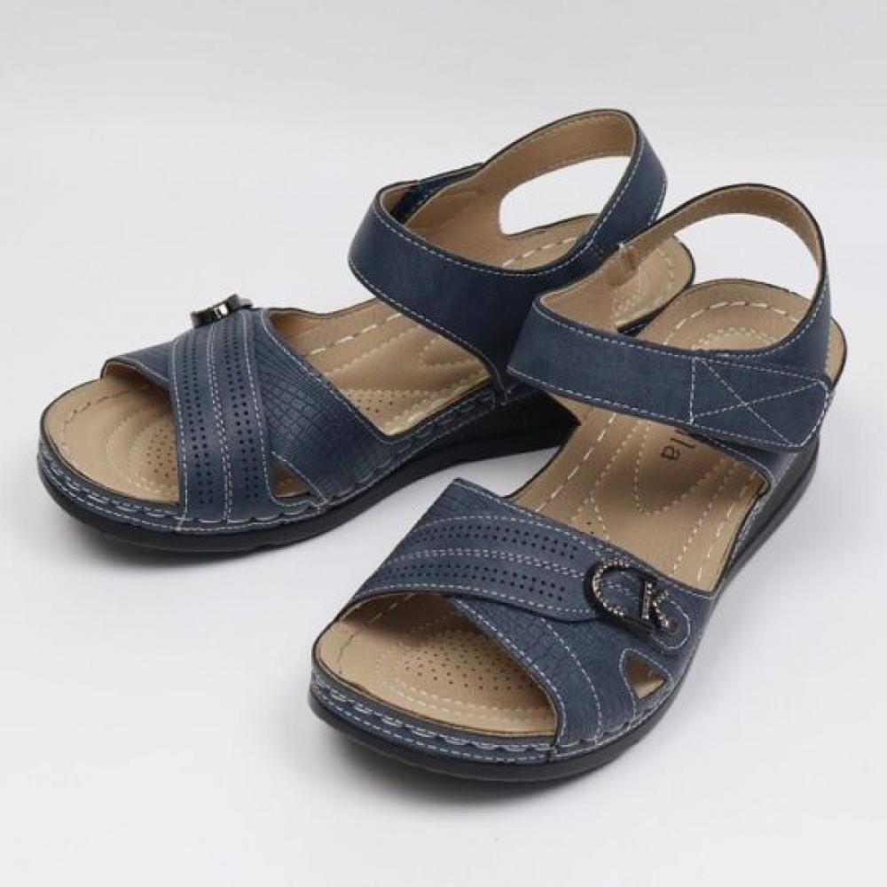 Melting Brown Women Wedge Heel Sandals Vacation Sandals