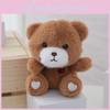 Schattige Pluche Beer Sleutelhanger Leuke Cartoon Stijl Zacht Knuffeldier Pop Accessoire