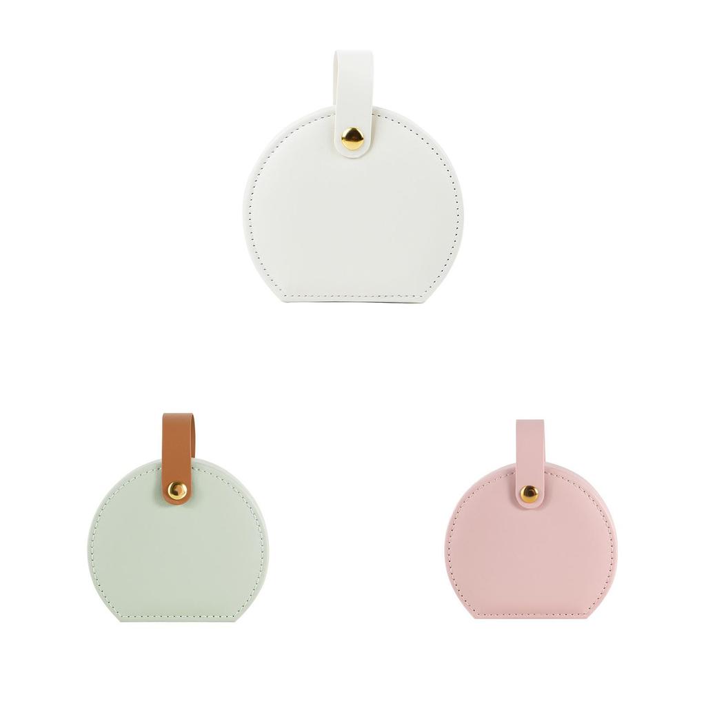 Elegant Leather Jewelry Organizer With Compact Design For Travel And Gift Giving