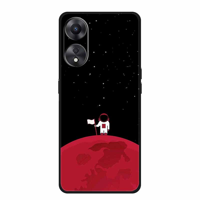 For OPPO A78 5G Case Fashion Silicone Soft TPU Back Cover For Oppo A58 A58X 5G OPPOA78 5G Phone Cases Shockproof CPH2483 Fundas