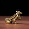 Copper Rat Figurine Home Decoration Living Room Brass Mouse Money Bag Feng Shui Desk Ornaments Good Lucky Wealth